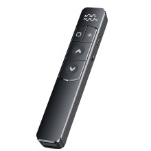 Laser-Präsentationspointer 2,4G kabellos, 280mAh, Schwarz & Silber