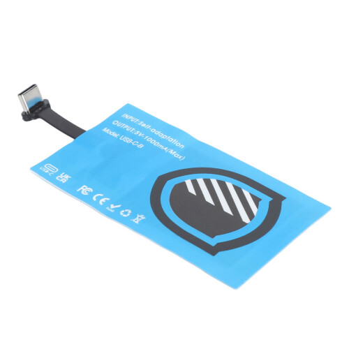 Kabelloses Ladepad 5 W USB-C Slim Schwarz 1