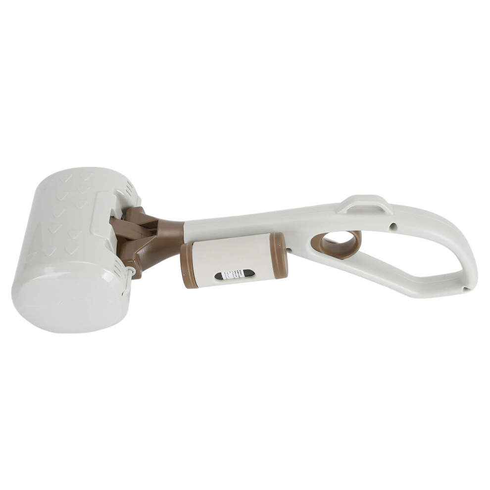White Pet Pooper Scooper Multipurpose Lightweight Portable Long Handle Dog Pooper Shovel With Poop Bag Dispenser For Outside Yard