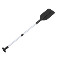 Verstellbares Aluminiummaterial-Kajakpaddel für Angeln & Kajakfahren, 54-110cm, Schwarz