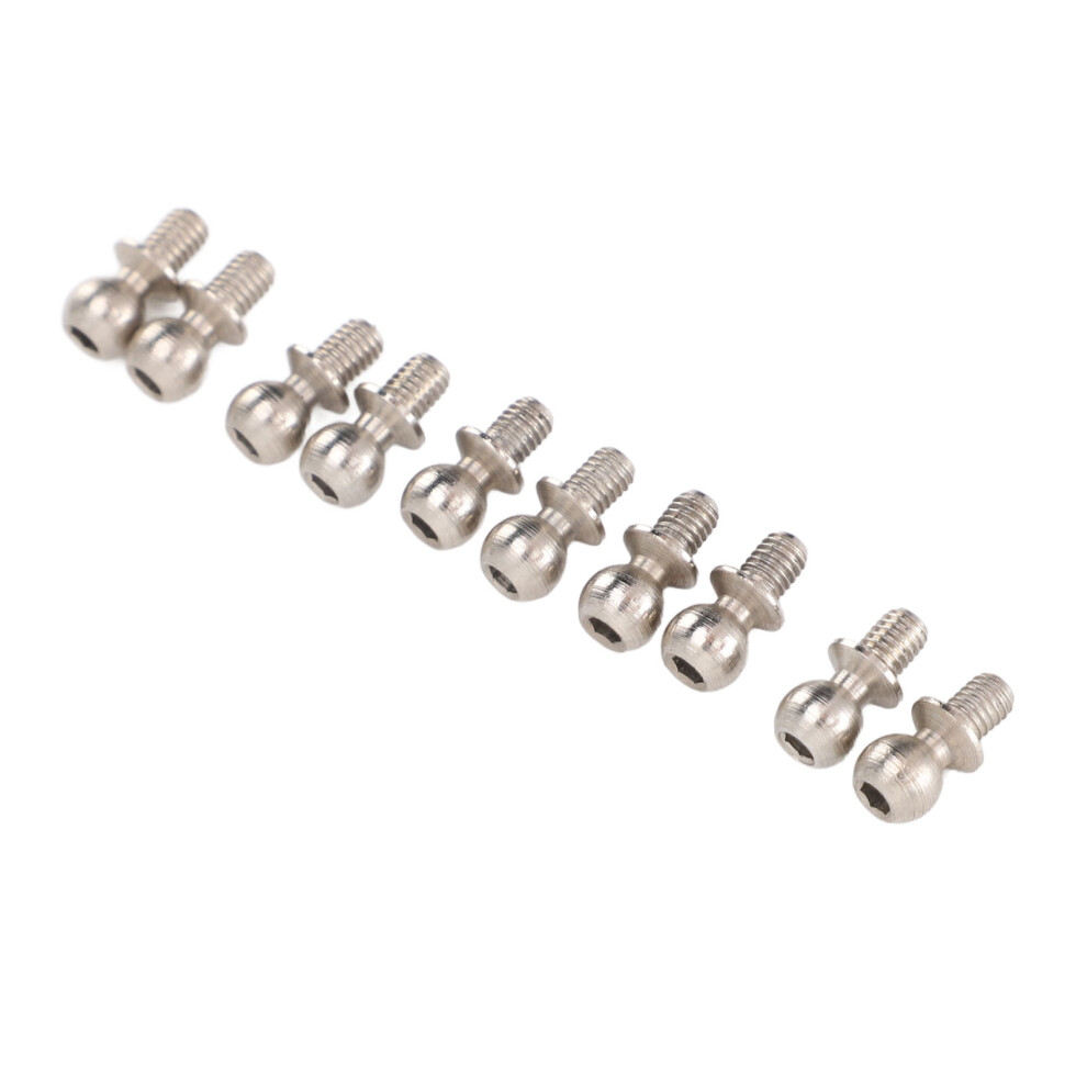 10Pcs Ball Head Screw Replacement Ball Head Screw Fastener For Wltoys 144001 144002 144010 124010 124008 124007 Rc Car 4921313854196