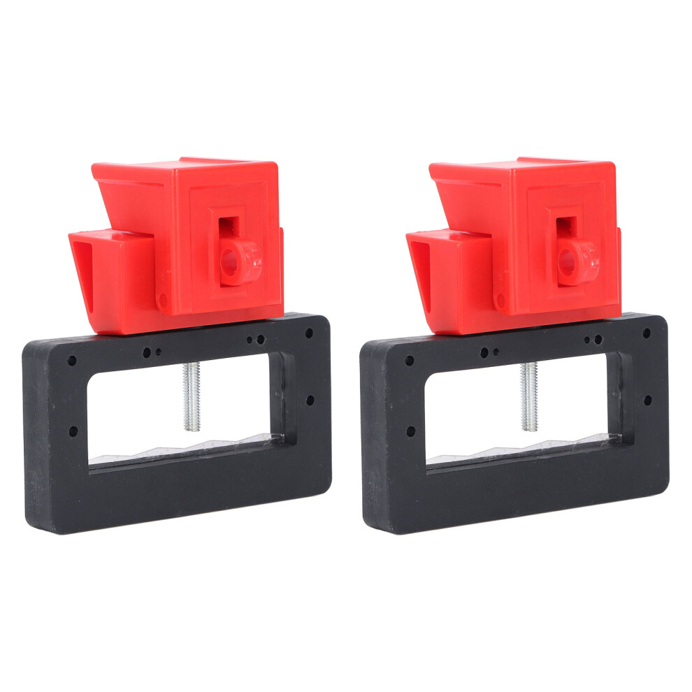2Pcs Clamp On Circuit Breaker Tagout Device Blade Teeth Bite Design Circuit Breaker Lockout Device 4081313854746