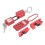 Lockout-Tagout-Set, multifunktionale Vorhängeschlösser 10