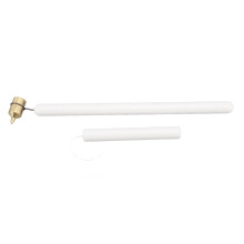 Fine Line Painting Pen Fine Nib Drip Free Fluid Writer Paint Pen Fluid Writer Paint Applicator Pen for Fabric Wood Metal Canvas White 0.4mm