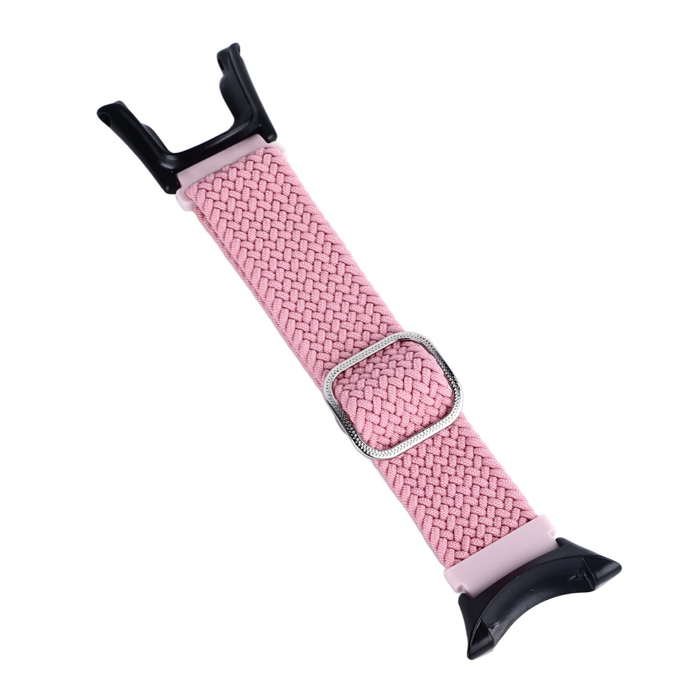 Nylon Weave Elastic Watch Band For Suunto Ambit 1 2 2S 2R 3 Sport 3 Peak Quick Release Elastic Nylon Wristband Strap With 2Pcs Screwdriver Pink 6951313858403