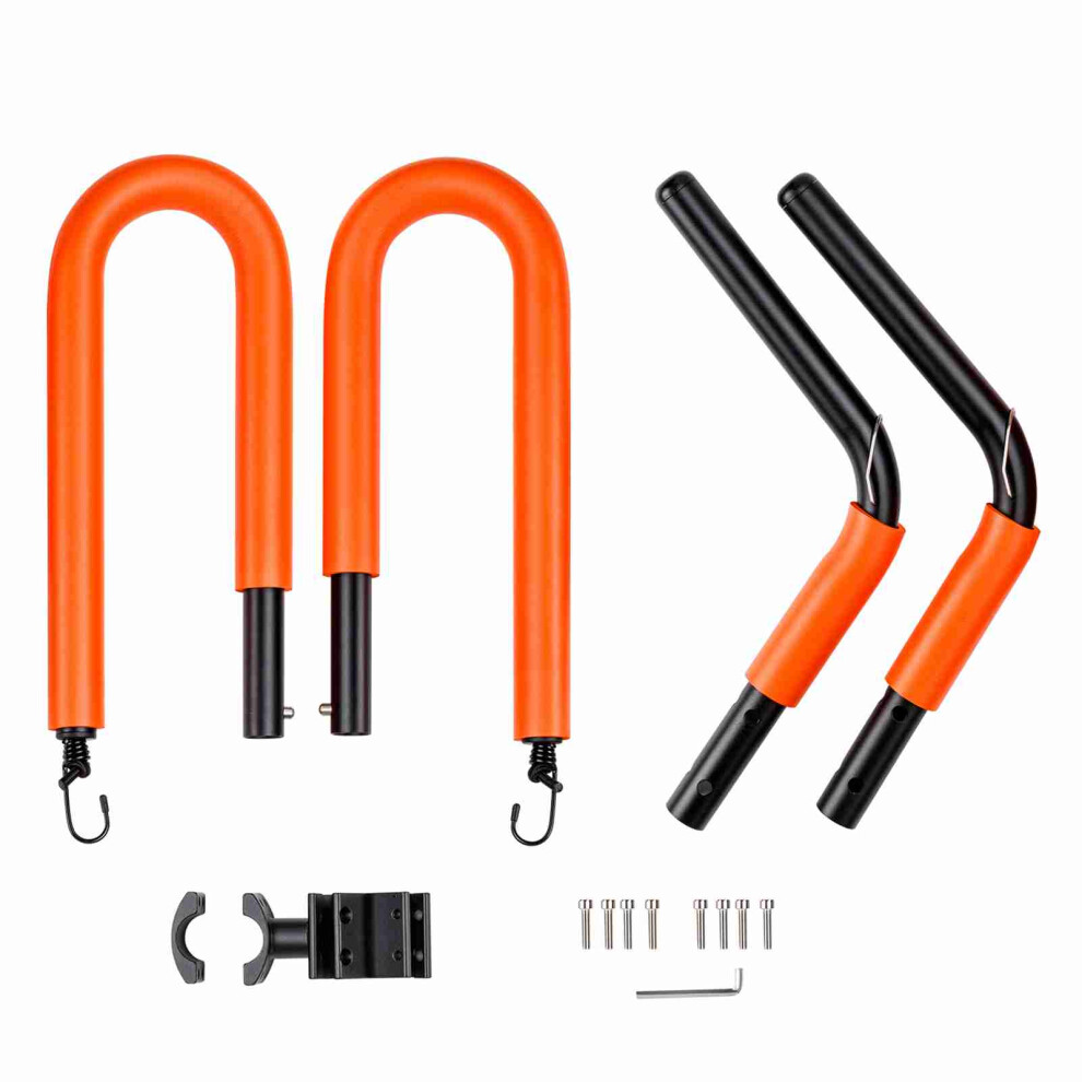 Bicycle Surfboard Racks Bicycle Surfboard Hanger Wall Mount Surfboard Rack Set (Orange)