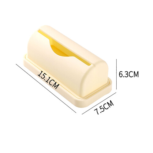 Müllbeutelspender Beige 15,1 x 7,5 x 6,3 cm 1