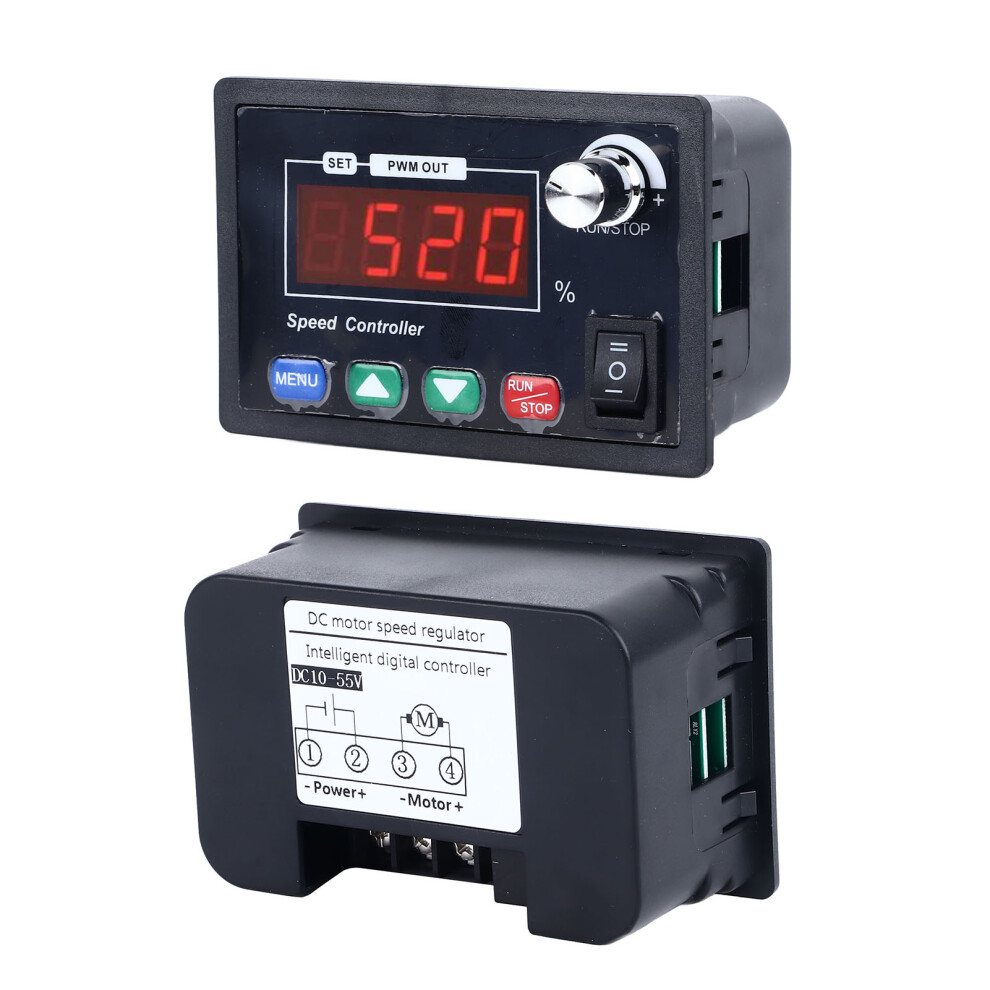 Dc Motor Speed Controller 40A Digital Display Cw Ccw Reversible Motor Speed Regulator Dc10â55V 9361313862848