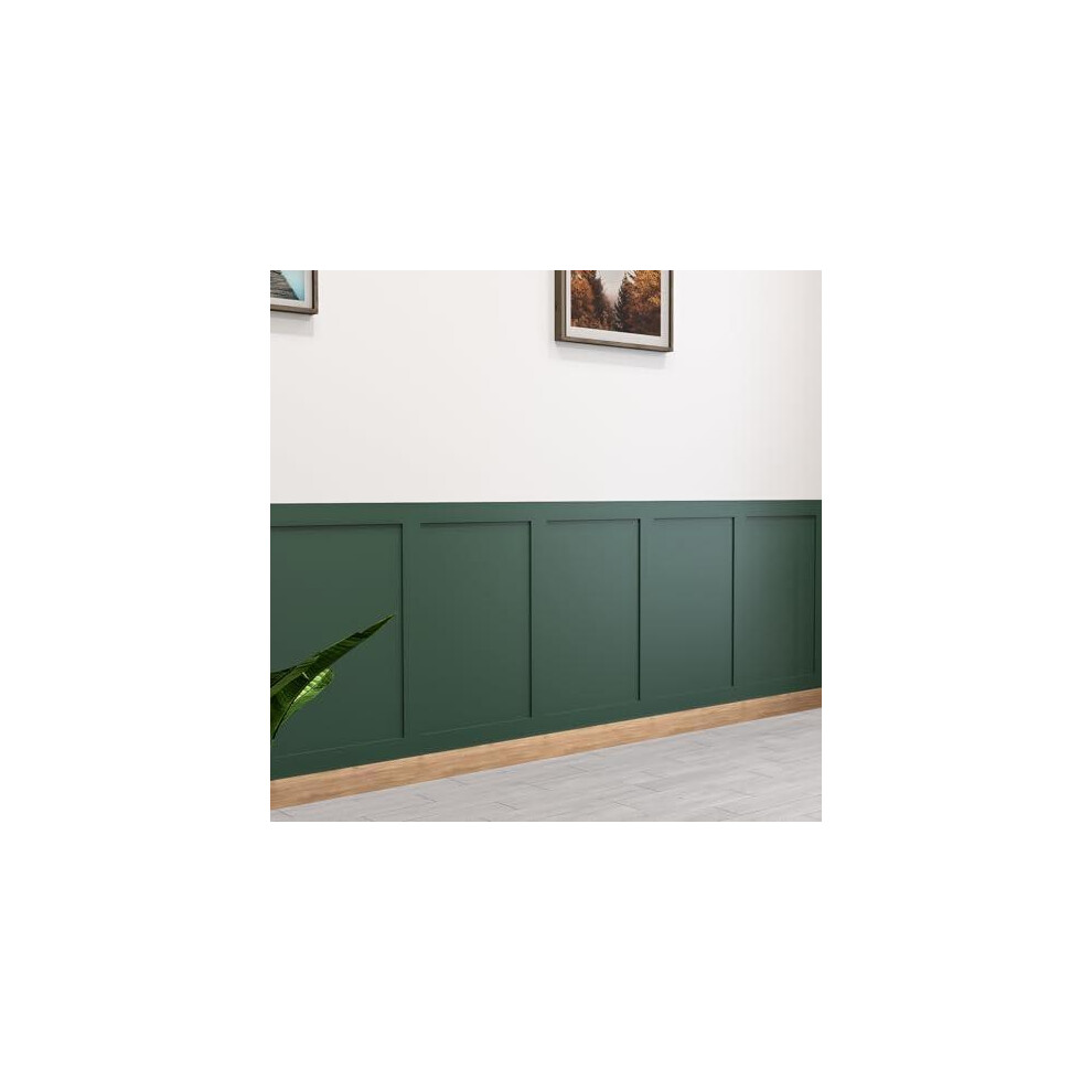 (20, 9MM) 5,10,15,20PCS 100cmx10cm Shaker Wall Panelling Kit, Shaker Style MDF Strips, Moisture-Resistant, Feature Wall Panels for Living Room and Bedroom