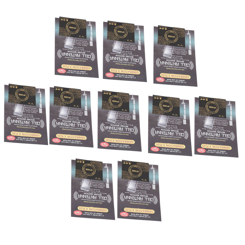 10Pcs Mobile Phone Signal Enhancement Stickers Signal Antenna Booster Stickers For Elevators Mountaineering Tunnels 4251313865923