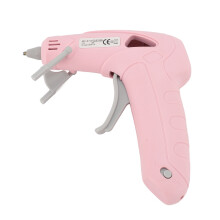 Cordless Hot Glue Device Handheld Electric USB Rechargeable Anti Drip Glue Device for Art Craft Pink
