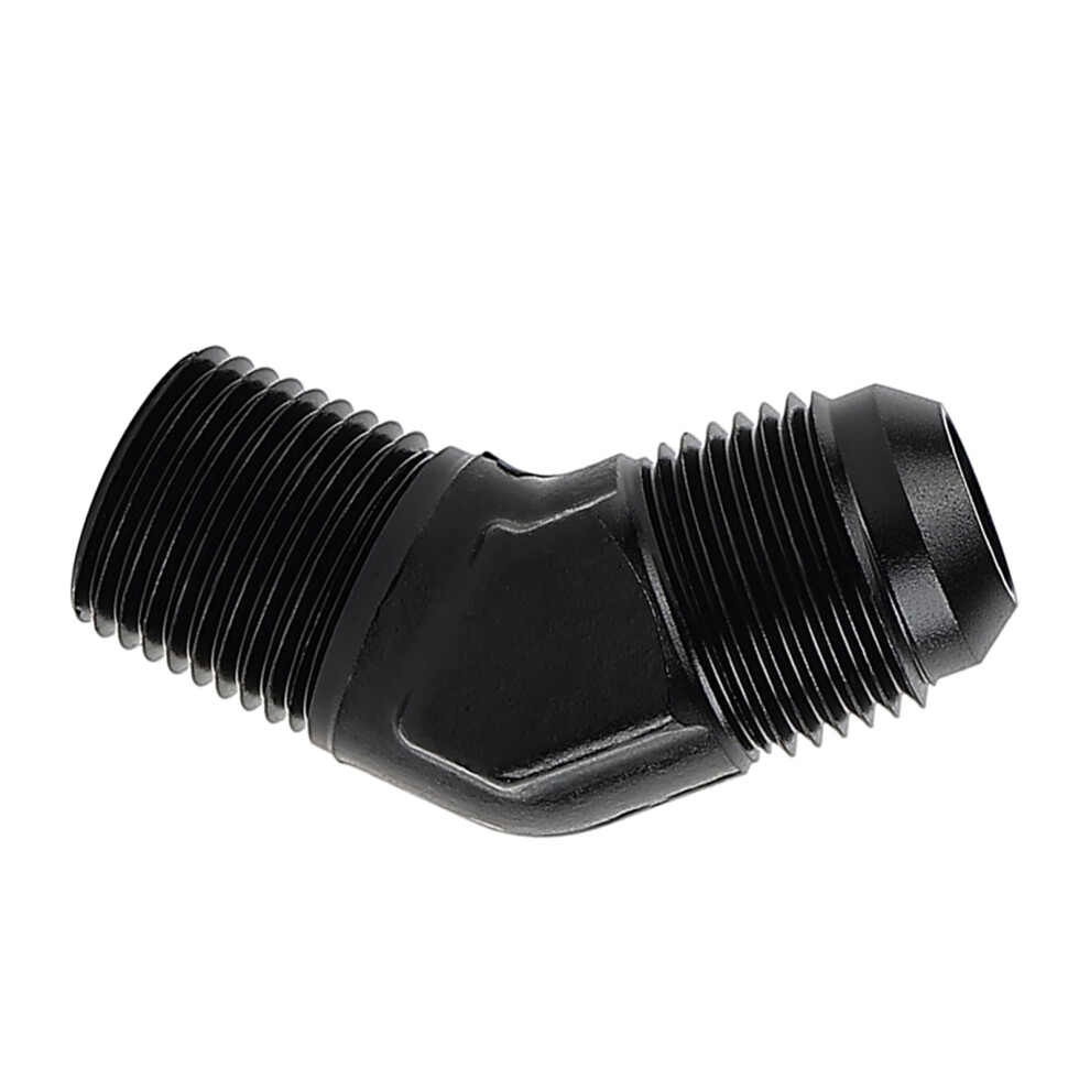10An Male Flare To 1/2'' Npt Pipe 45 Degree Fitting Adapter Aluminum Alloy Material 3091313867562