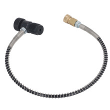 G5/8 Thread Quick Fill Adapter Filling Station Adapter Hose High Pressure Pneumatic Part for 6.8L CO HPA CO2 Tank