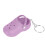 Schlüsselanhänger Mini-Slipper Silikon violett - Modell Mini 3