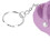 Schlüsselanhänger Mini-Slipper Silikon violett - Modell Mini 4