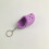 Schlüsselanhänger Mini-Slipper Silikon violett - Modell Mini 15