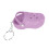 Schlüsselanhänger Mini-Slipper Silikon violett - Modell Mini 13