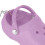 Schlüsselanhänger Mini-Slipper Silikon violett - Modell Mini 8