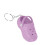 Schlüsselanhänger Mini-Slipper Silikon violett - Modell Mini 12