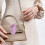 Schlüsselanhänger Mini-Slipper Silikon violett - Modell Mini 14