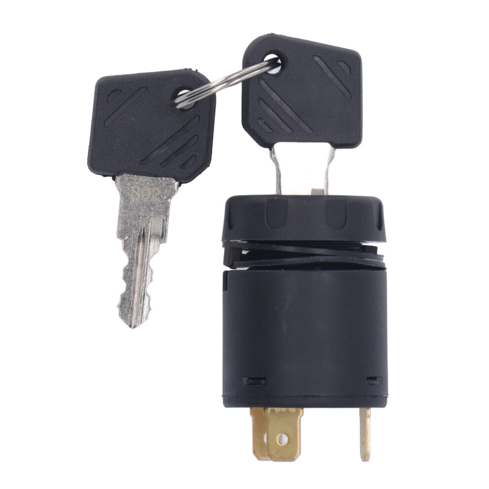 Starter Ignition Switch Stainless Steel Universal Key Ignition Switch For Tractor Forklift Construction Vehicle 9471313868266