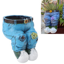 Pants-Blumentopf aus Harz - Fassungsvermögen 20,64 oz, 585 g