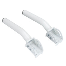 2x verstellbare Antennen-Masthalterung J Kit V2 Weiß