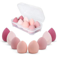 Make-up Spons Set, 8 stuks Schoonheidsspons voor Foundation, Nat en Droog, Latexvrij, Geschikt voor Foundation, BB Cream, Vloeistof, Zonnebrandcrème