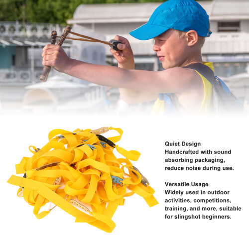 20 Stück Slingshot-Bänder, hoch elastisches Gummi 2