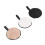 Make-up-Entferner Puderquaste, 3 Farben, Pflanzenfaser 10