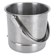 Enema Bucket Kit 1.6L Stainless Steel Bucket Reusable Shower Enema System for Colon Cleansing