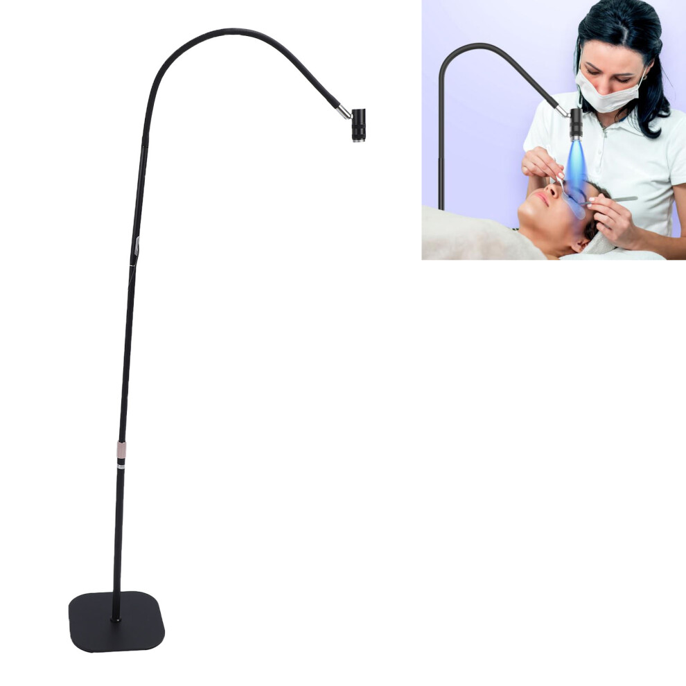 Ultraviolet Light with Foot Pedal Removable Lamp Head 6W LED Nail Manicure Dryer Curing Light Floor Lamp for Gel Nail