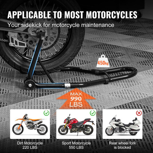 New Motorcycle Extra Heavy Duty Rear  Ideal For Most DIY Tasks 1