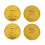 Schatzmünzen-Set 100 Stück Größe: Standard-Goldmünzen 7