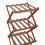 Living And Home (Dark Brown, 7-Tier) Bamboo Folding Shoe Rack 6