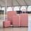 Living And Home (Rose Gold) 4PCS Lockable Travel Suitcase Set 1