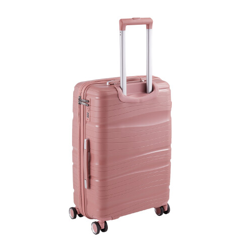Living And Home (Rose Gold) 4PCS Lockable Travel Suitcase Set 2