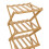 Living And Home (Light Brown, 9-Tier) Bamboo Folding Shoe Rack 6