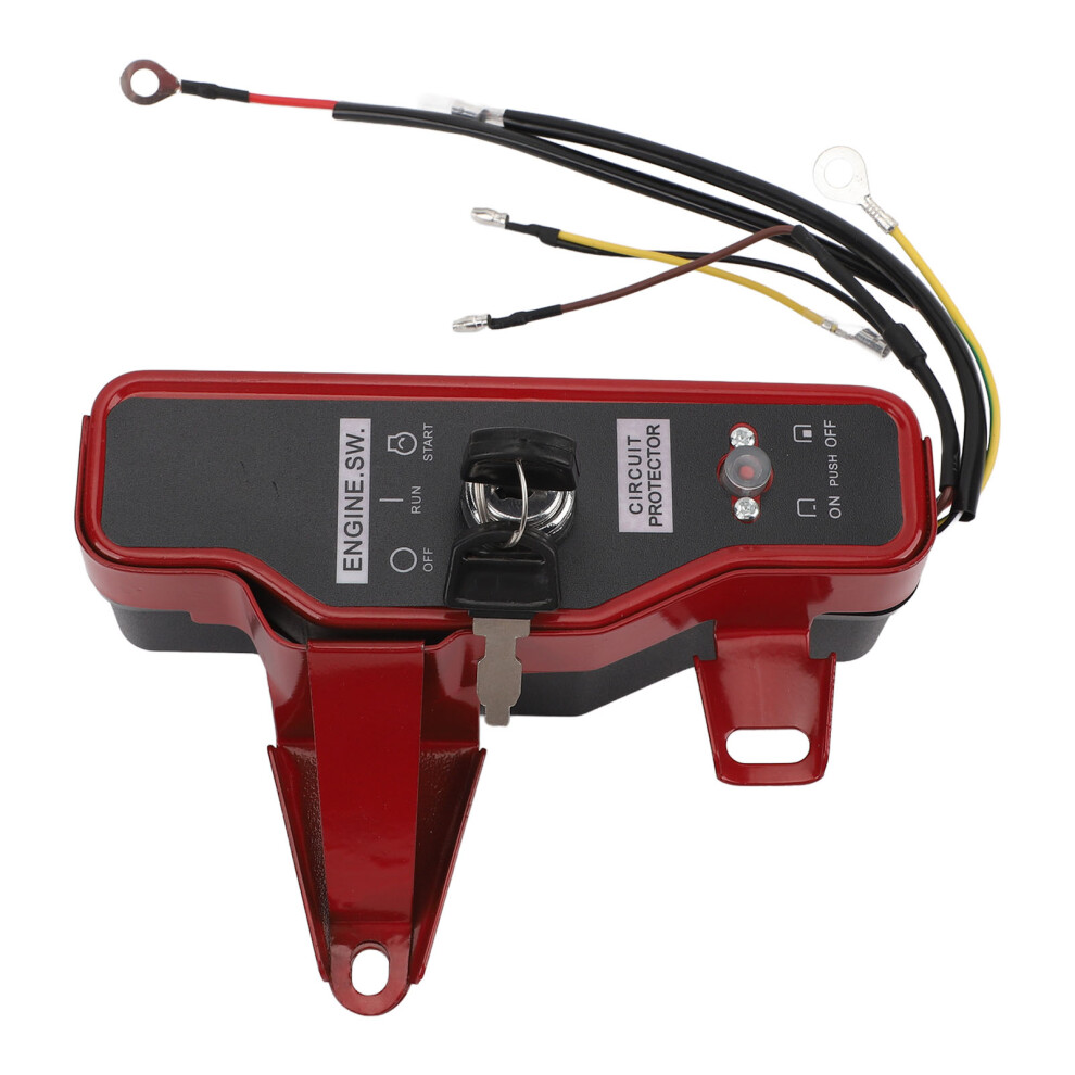 Ignition Key Switch Box Fast Start Sturdy Engine Ignition Switch Control Box With 2 Keys For Gx160 5.5Hp For Gx200 6.5Hp Engine 9471313883474