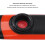 Orange ABS Kazoo-Flöte mit 5 Diaphragmen 5