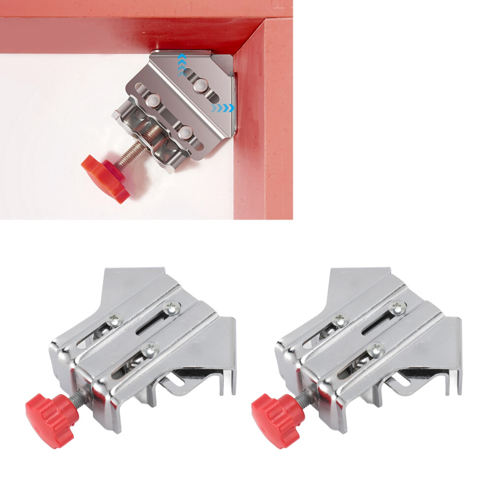 2Pcs Right Corner Clamp 90 Degree Corner Clamps Right Angle Clip Fixer Miter Joints Clamps For Woodworking 6951313884495