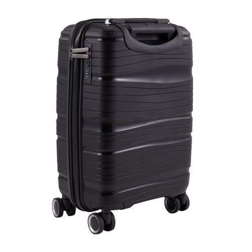 Living And Home (Black) 4PCS Lockable Travel Suitcase Set 2