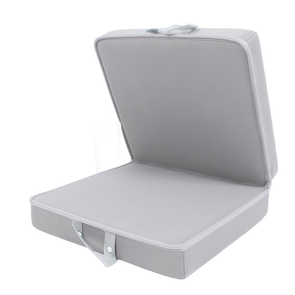 Baby Bath Kneeler Waterproof Thick Painless Foam Non Slip Multipurpose Knee Cushion For Bathing Baby With Grey