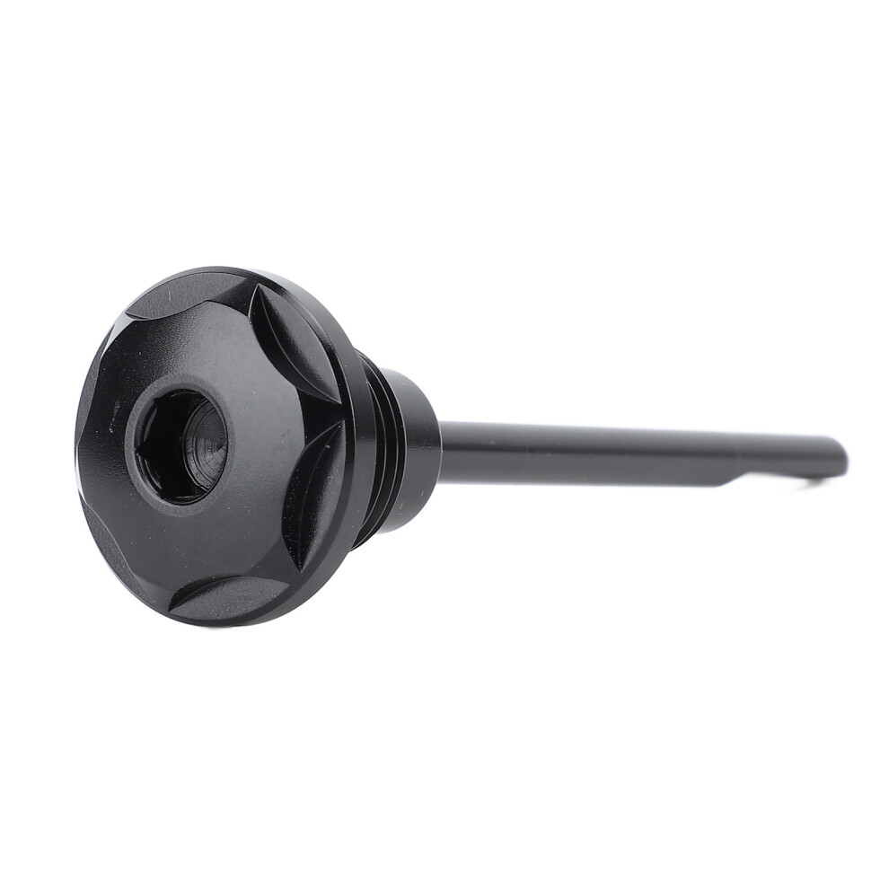 Transmission Filler Plug Dipstick 37075 87 Aluminum Motorcycle Transmission Oil Tank Dipstick For Touring Trike 1987Â2006 Black 6911313888022