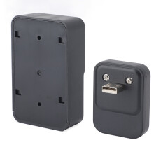 Intelligente Video-Türklingel, 600 mAh, 640x480P, 85 Schwarz