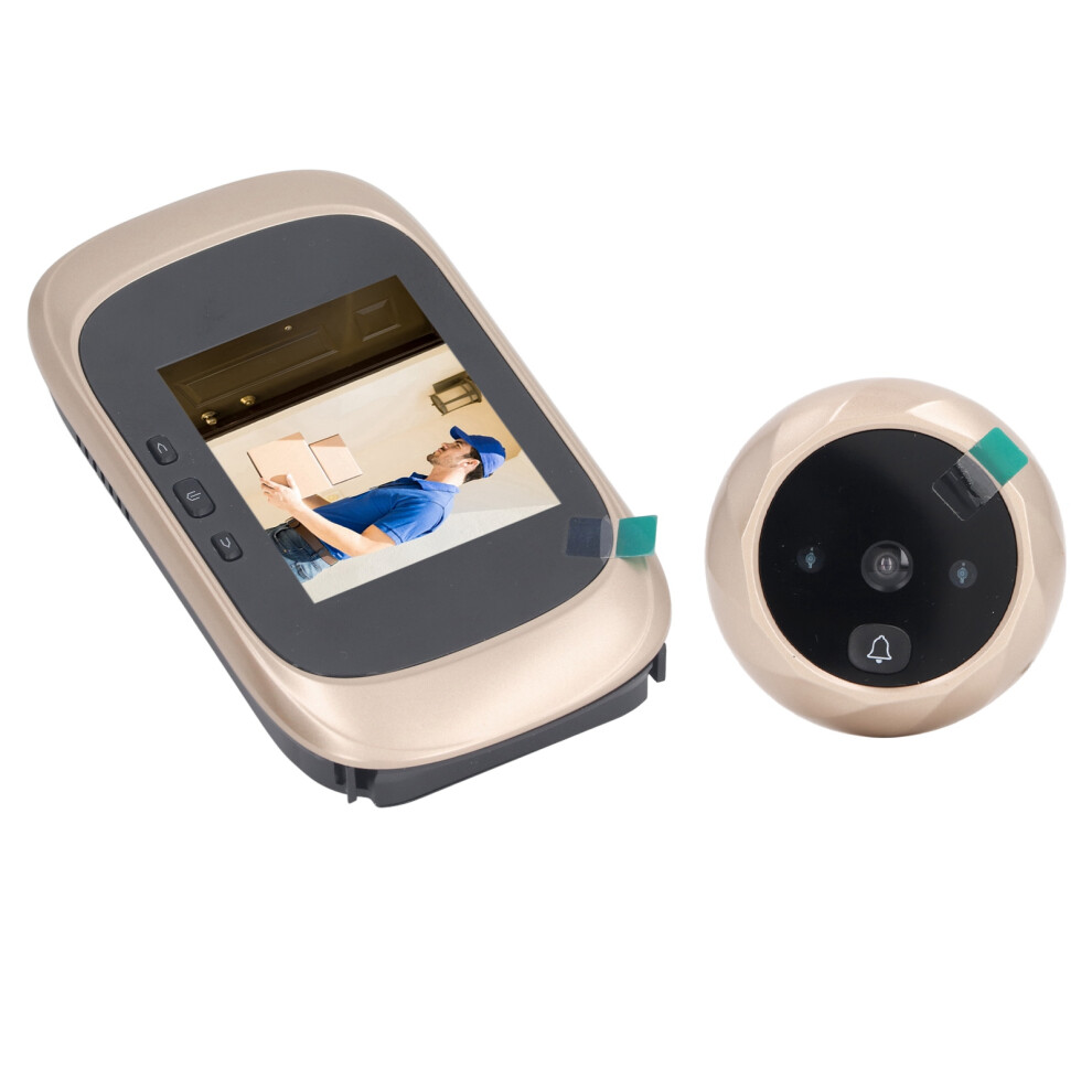 Smart Doorbell Camera 320 X 240 Resolution 2.8In Lcd Display Anti Theft Night Vision App Control Wifi Video Doorbell 4911313891574