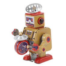 Handgefertigtes aufziehbares Roboterspielzeug, exquisites Retro-Eisen