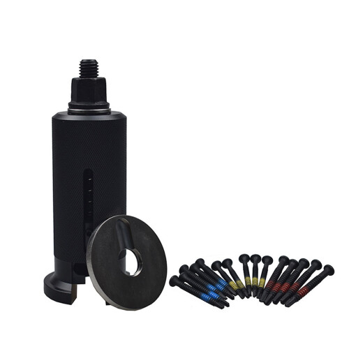 Lock Cylinder Puller Set, Professional Locksmith Euro Cylinder Puller with Screws Door Lock Core Puller Tool 2