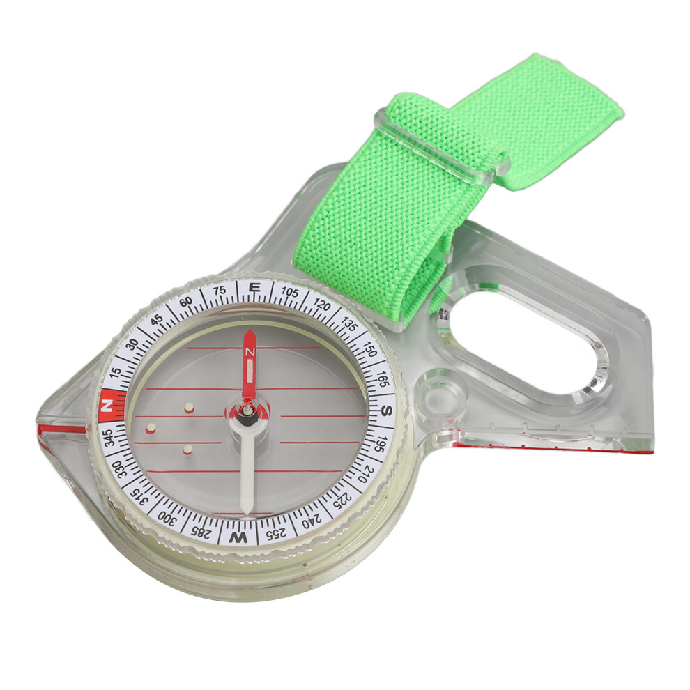 Orienteering Compass Luminous Versatile Sensitive Portable Backpacking Compass for Camping Hiking Map Reading