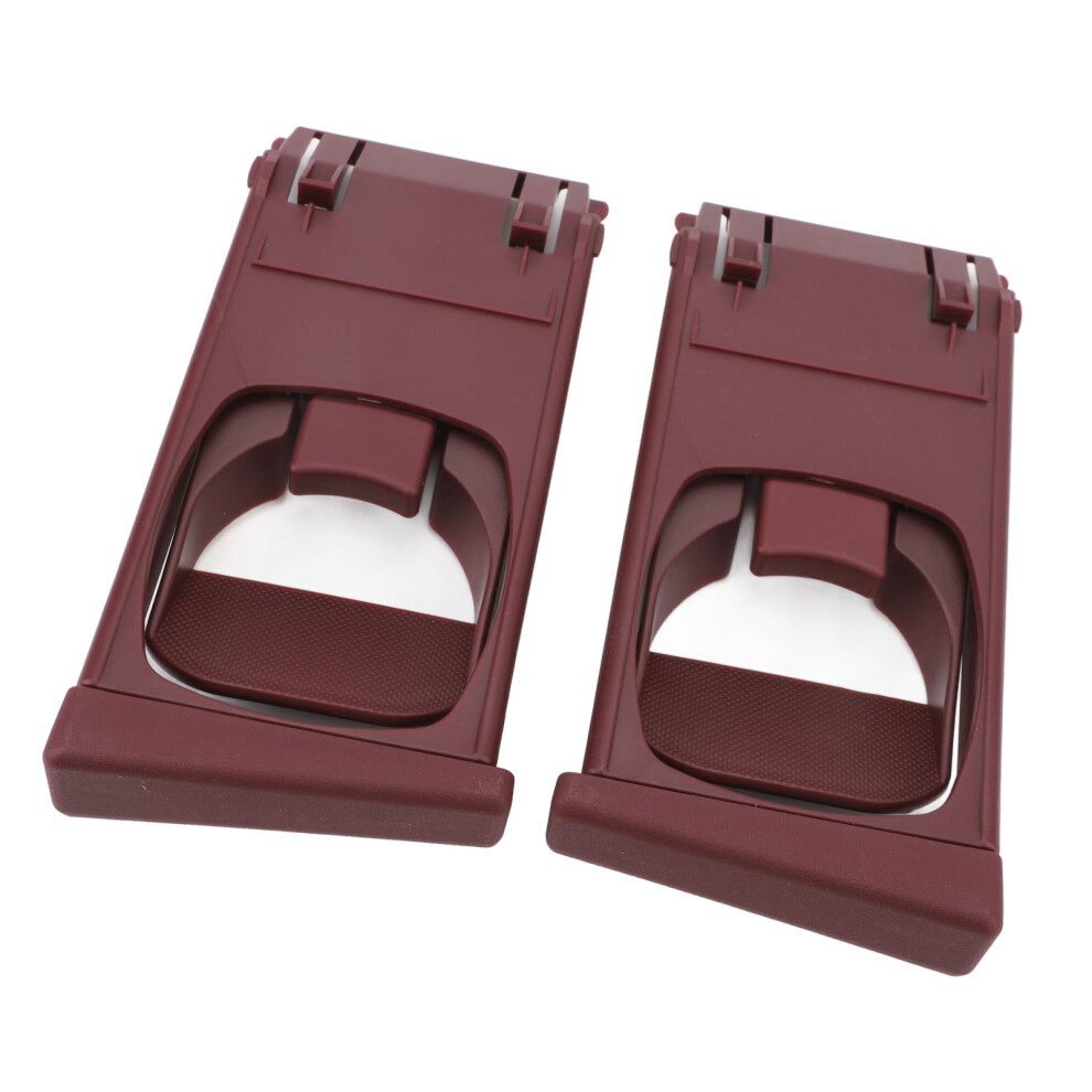 2Pcs Dashboard Cup Holder 25042561ÂTgk707 Versatile Stylish Look Dash Cup Holder For Hilux Vigo 2005 To 2015 Burgundy 6911313902414